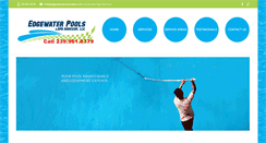 Desktop Screenshot of edgewaterpoolsandspa.com